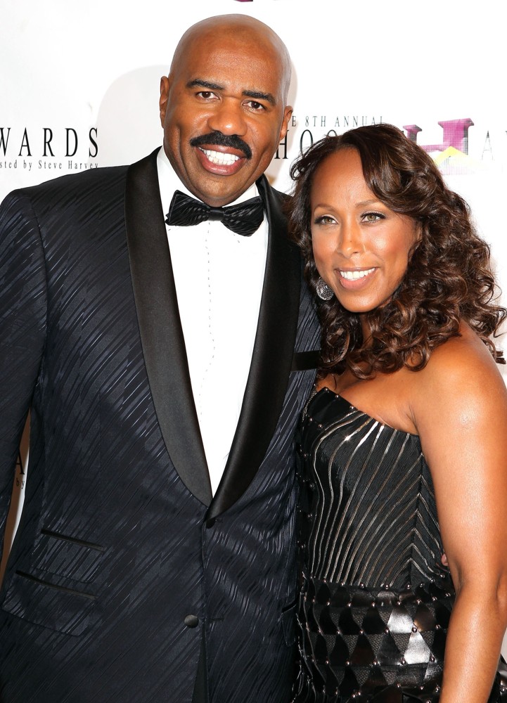 Steve Harvey;Marjorie Bridges;<br>Ford Presents The 8th Annual Hoodie Awards - Arrivals