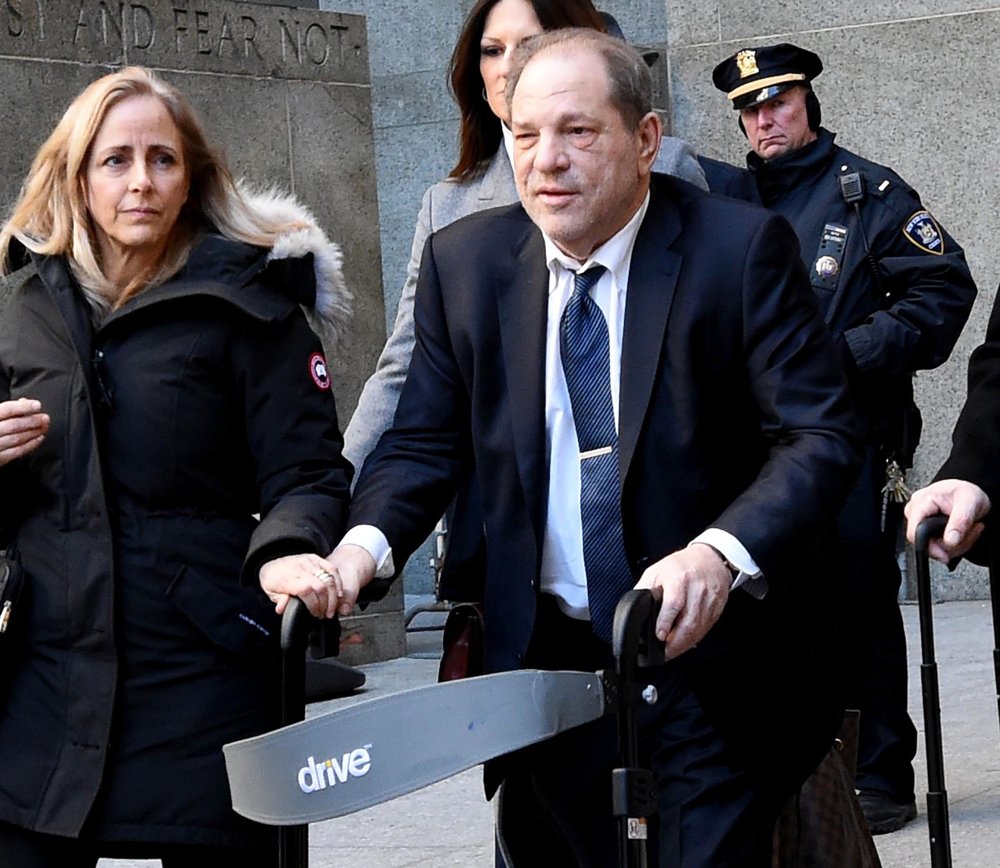 Harvey Weinstein Leaving Manhattan Criminal Court