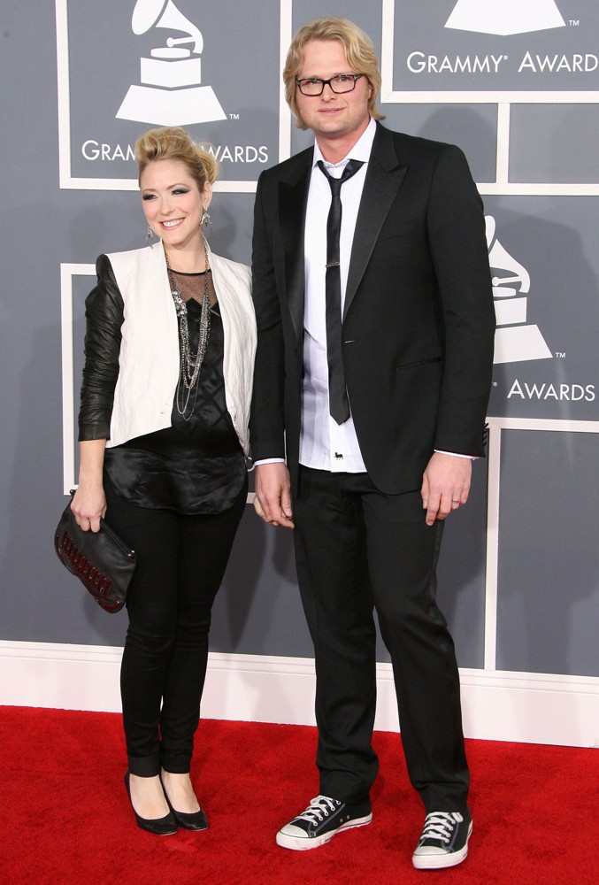 Nikki Hassman;Adam Anders;<br>54th Annual GRAMMY Awards - Arrivals