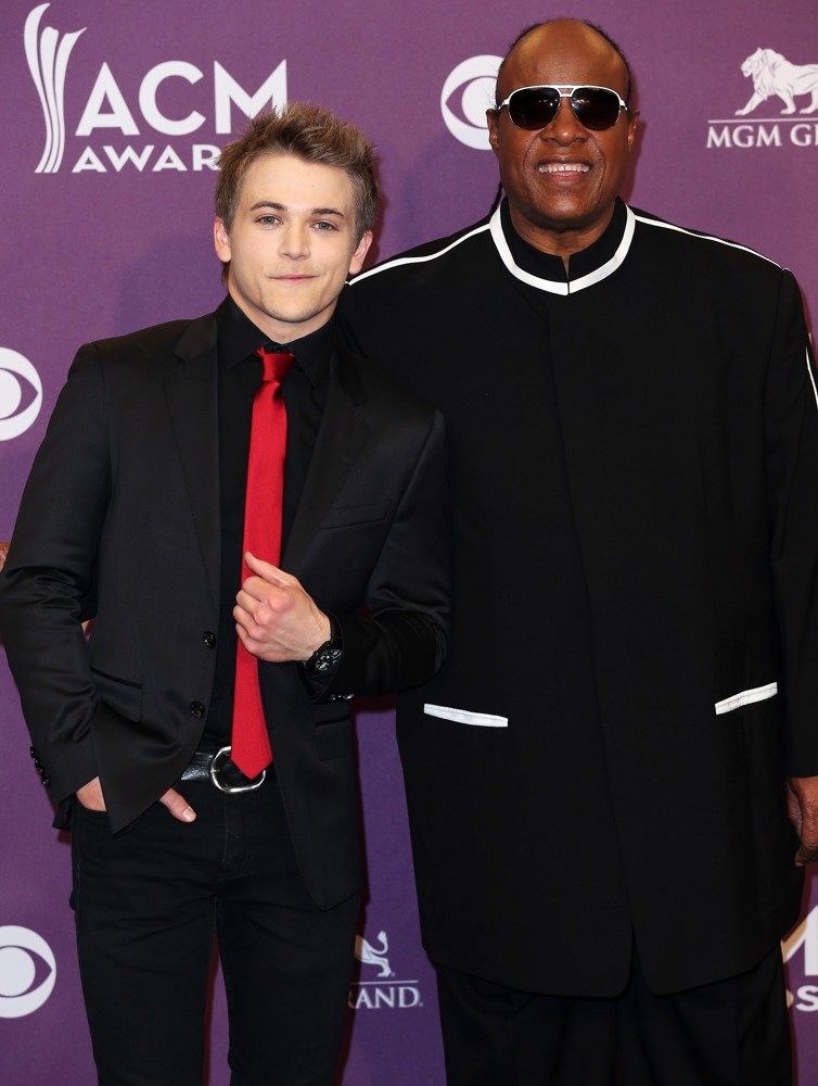 Hunter Hayes;Stevie Wonder;<br>48th Annual ACM Awards - Press Room