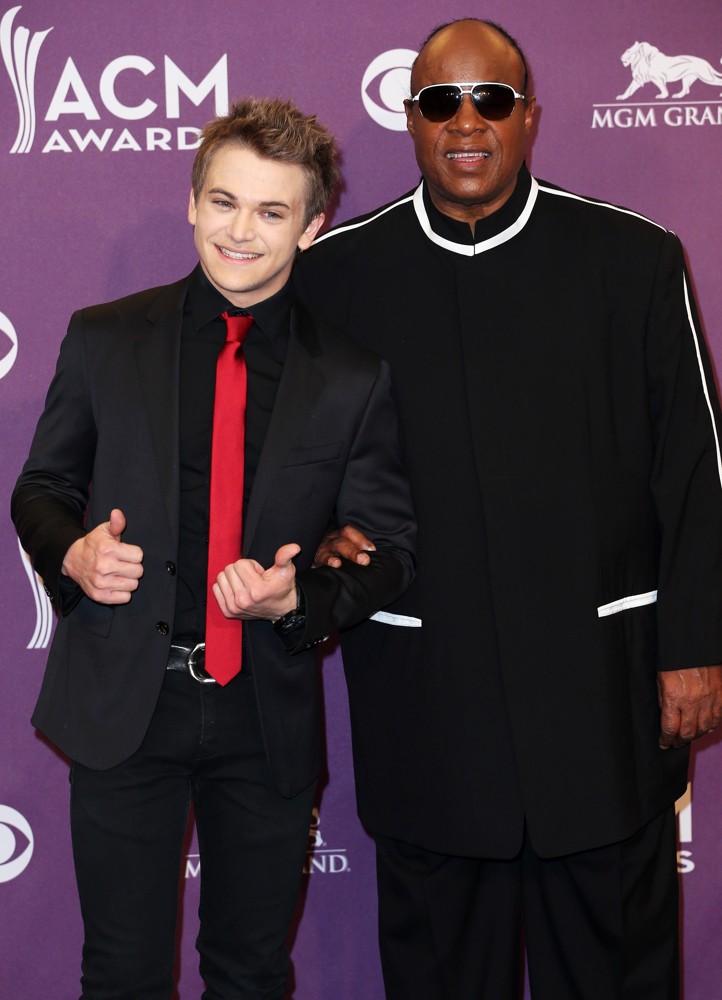Hunter Hayes;Stevie Wonder;<br>48th Annual ACM Awards - Press Room