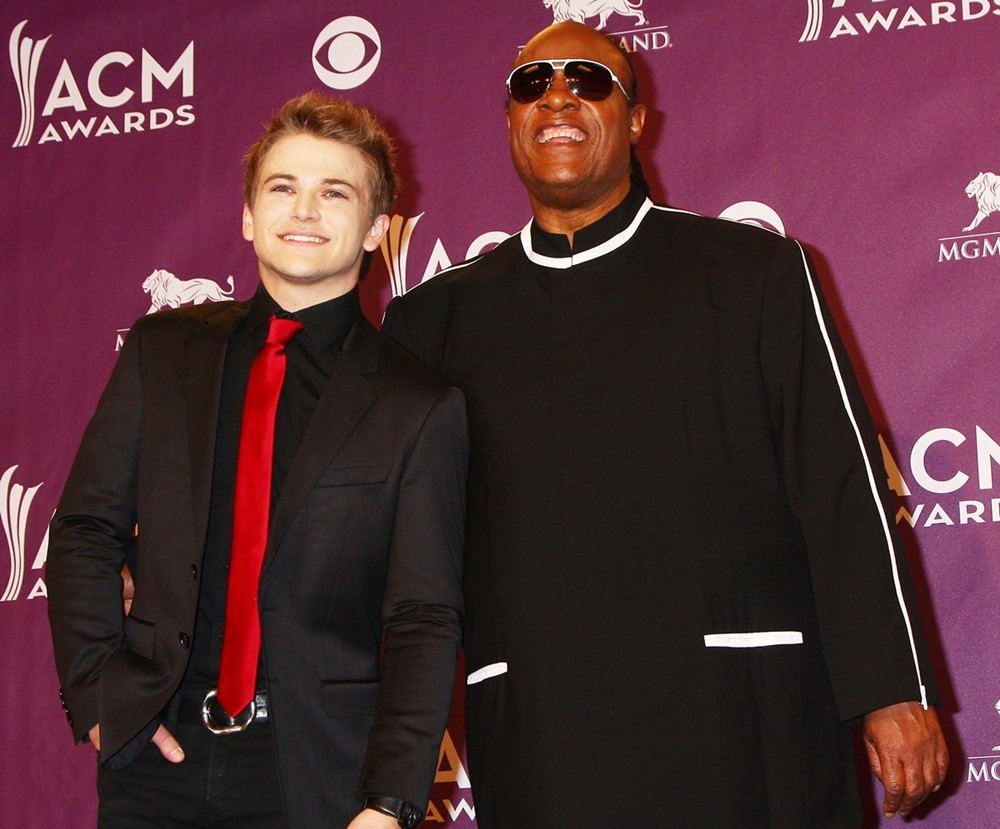 Hunter Hayes;Stevie Wonder;<br>48th Annual ACM Awards - Press Room