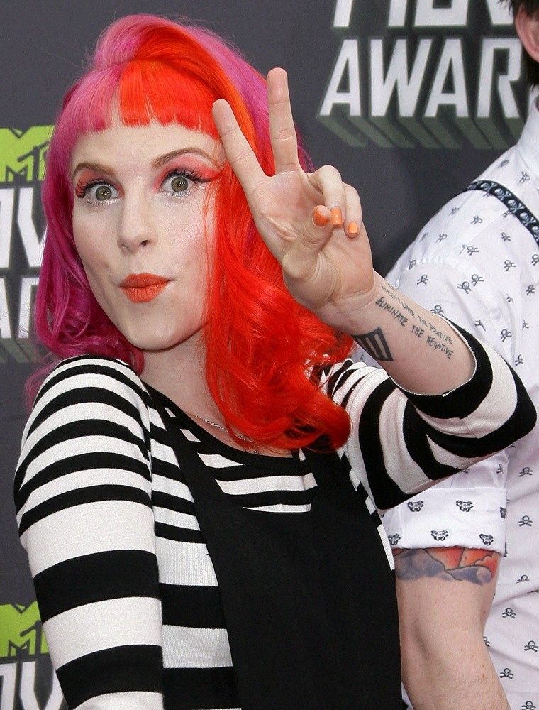 Hayley Williams;Paramore;<br>2013 MTV Movie Awards - Arrivals