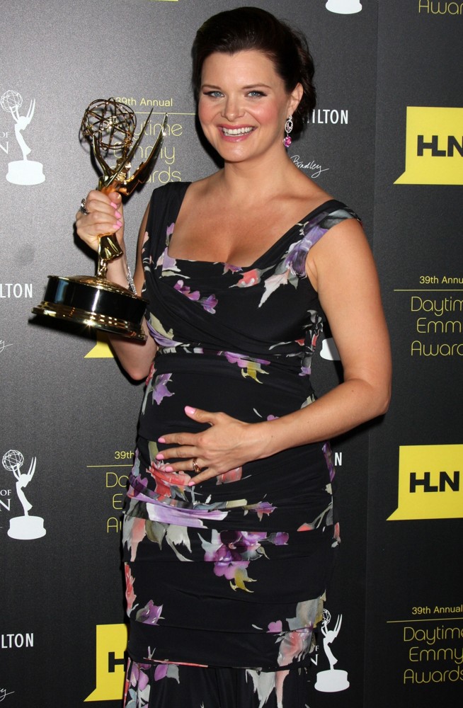 Heather Tom;<br>39th Daytime Emmy Awards - Press Room