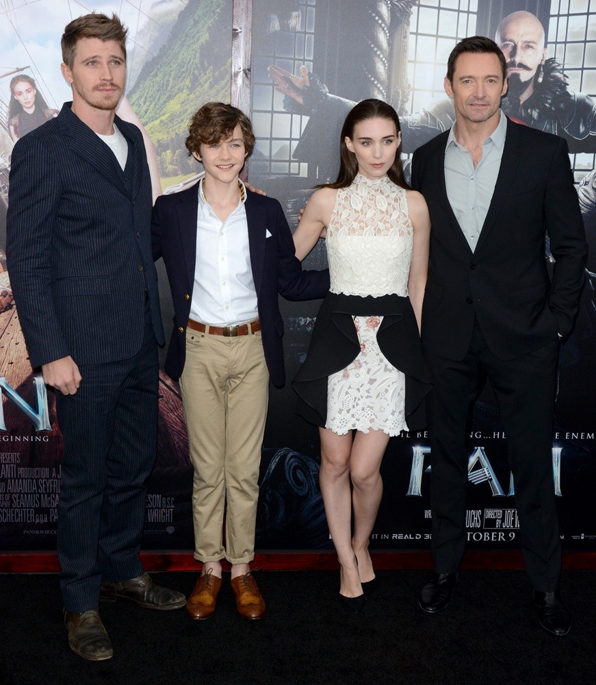 Garrett Hedlund;Levi Miller;Rooney Mara;Hugh Jackman;<br>Pan New York Premiere - Red Carpet Arrivals