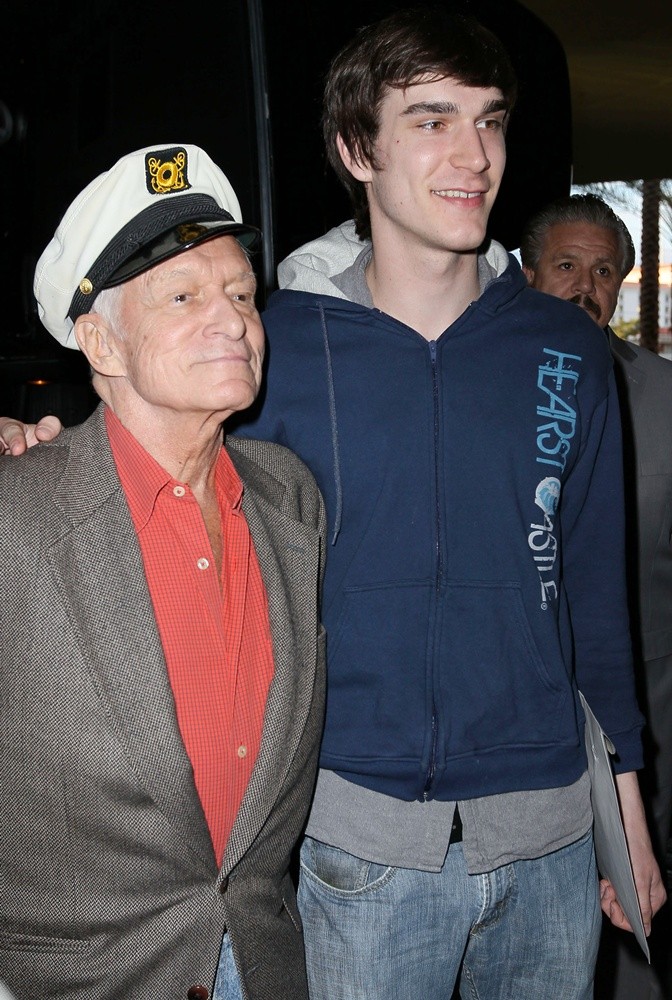 Hugh Hefner;Marston Hefner;<br>Hugh Hefner and Marston Hefner Celebrate Their Birthday