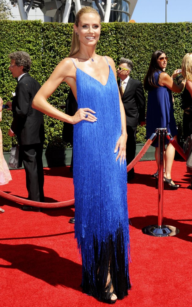 Heidi Klum;<br>2014 Creative Arts Emmy Awards - Arrivals