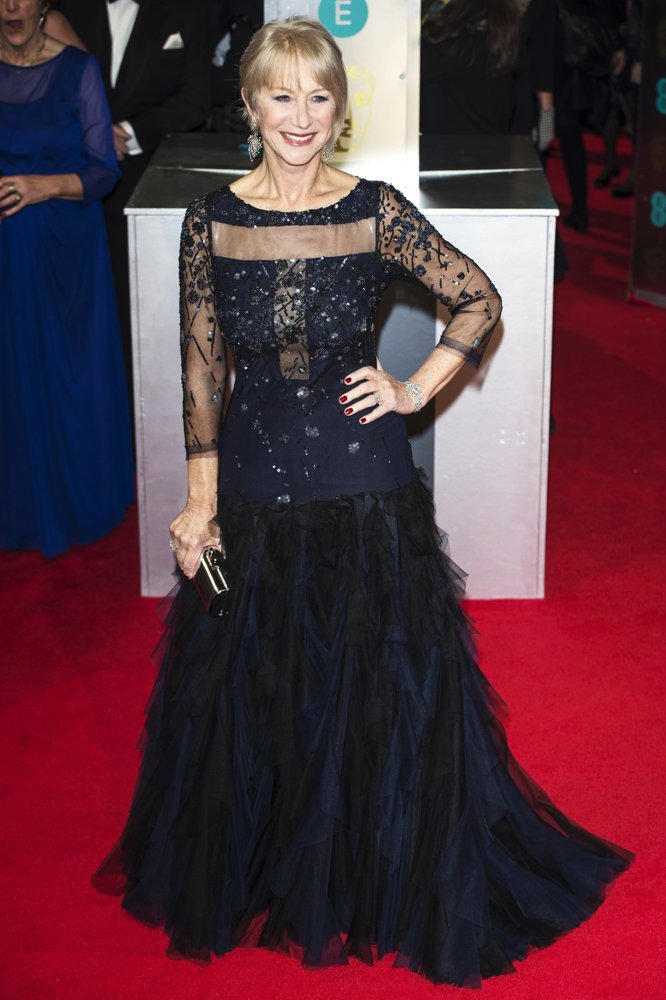 Helen Mirren;<br>EE British Academy Film Awards 2014 - Arrivals