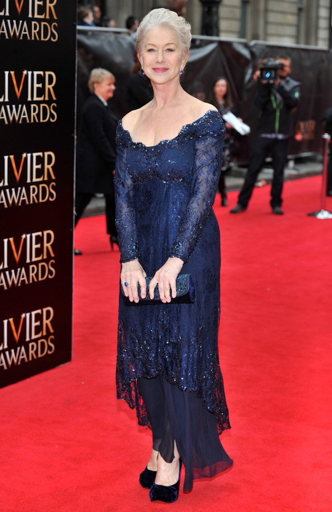 Helen Mirren;<br>The Olivier Awards 2013 - Arrivals