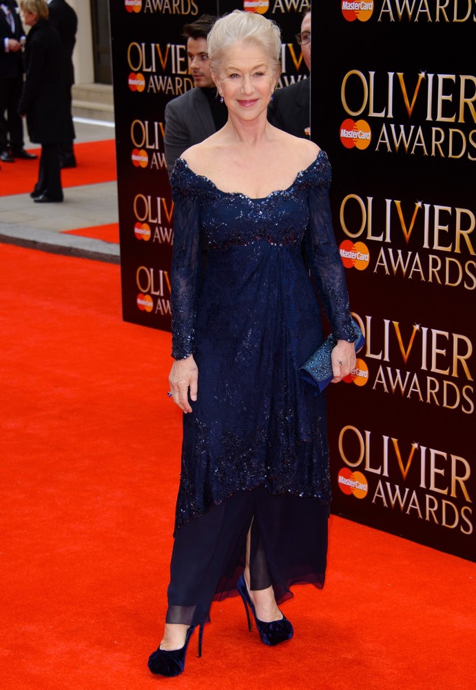 Helen Mirren;<br>The Olivier Awards 2013 - Arrivals