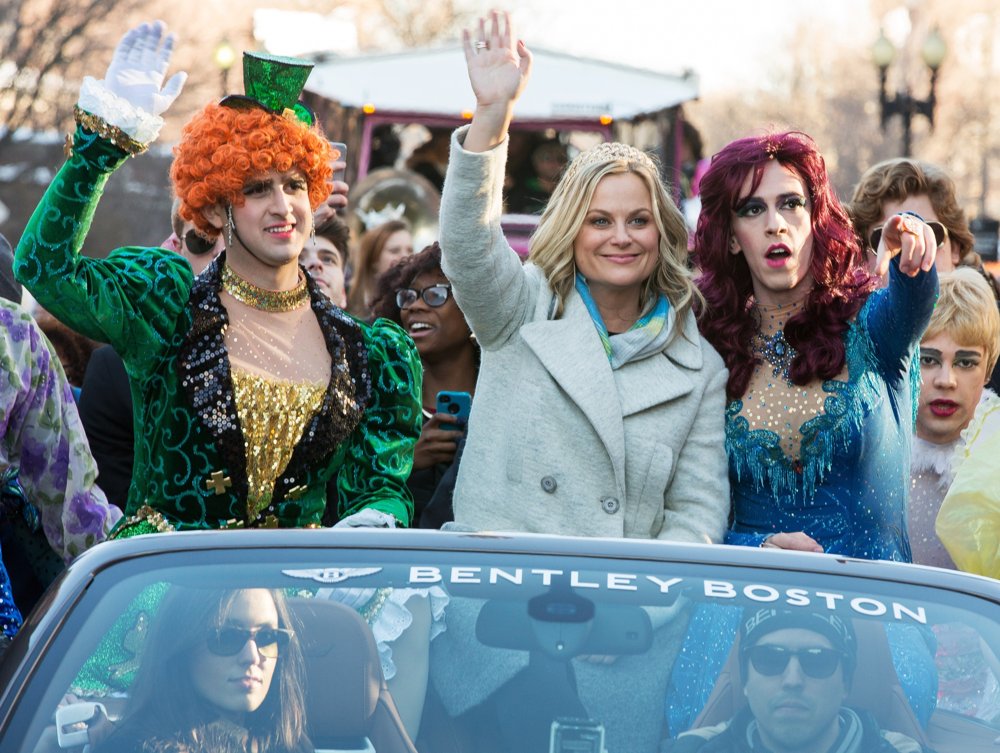 Jason Hellerstein;Amy Poehler;Sam Clark;<br>The 2015 Woman of The Year from Hasty Pudding Theatricals