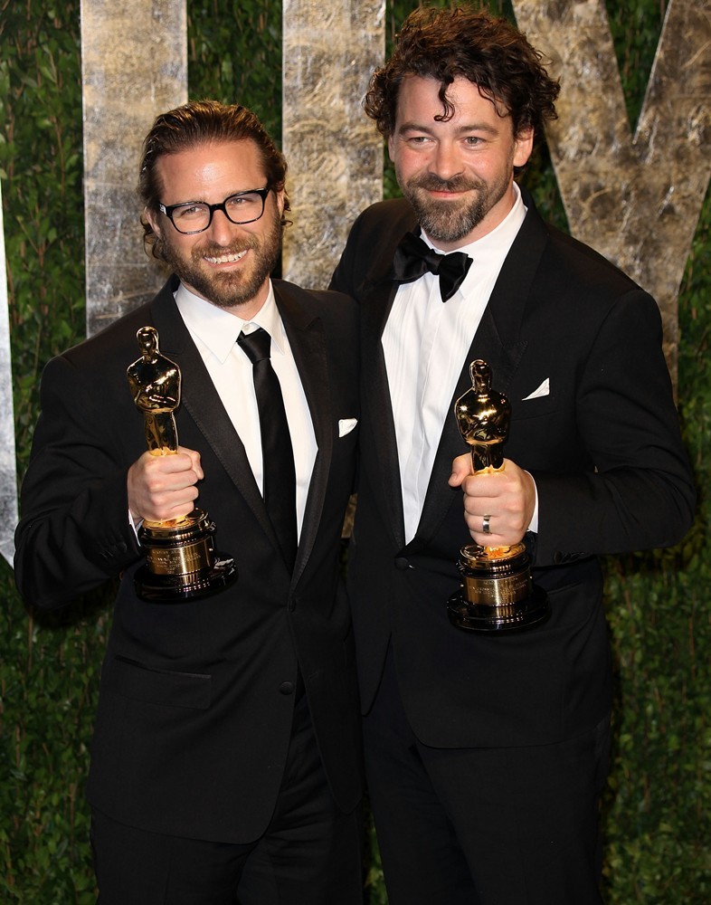 Alex Henning;Ben Grossman;<br>2012 Vanity Fair Oscar Party - Arrivals