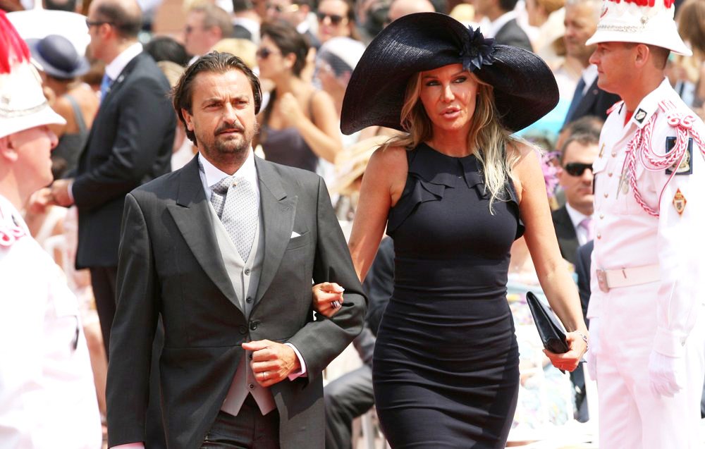Henri Leconte;Florentine Leconte;<br>Religious Ceremony of The Royal Wedding of Prince Albert II of Monaco to Charlene Wittstock