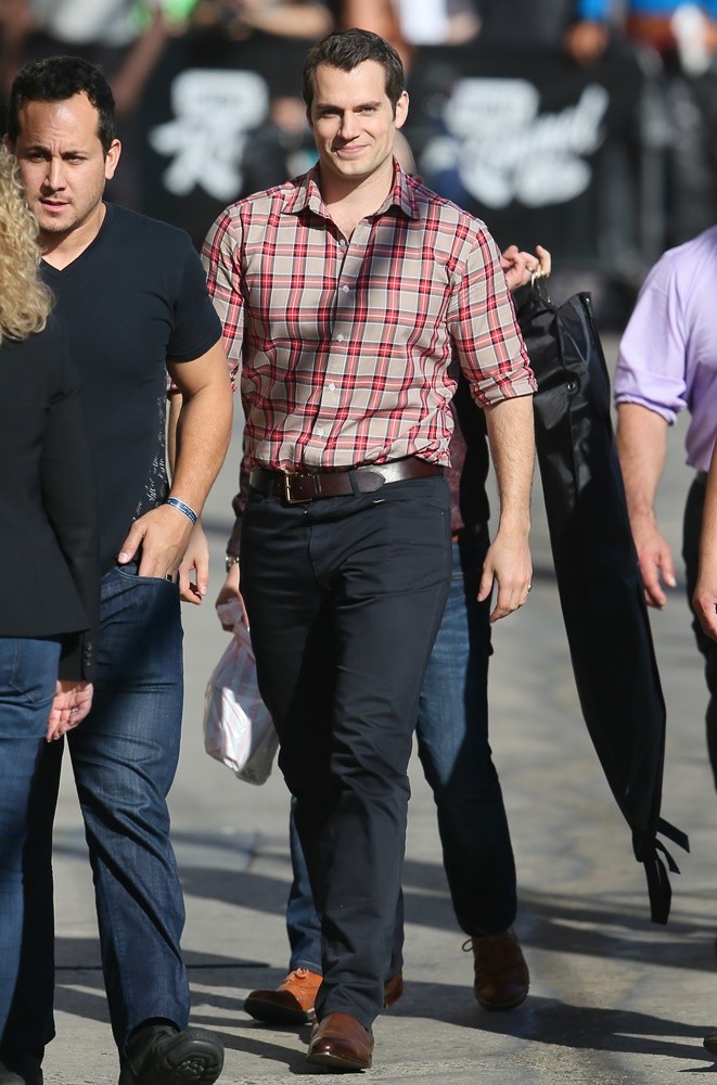 Henry Cavill Arriving for Jimmy Kimmel Live!