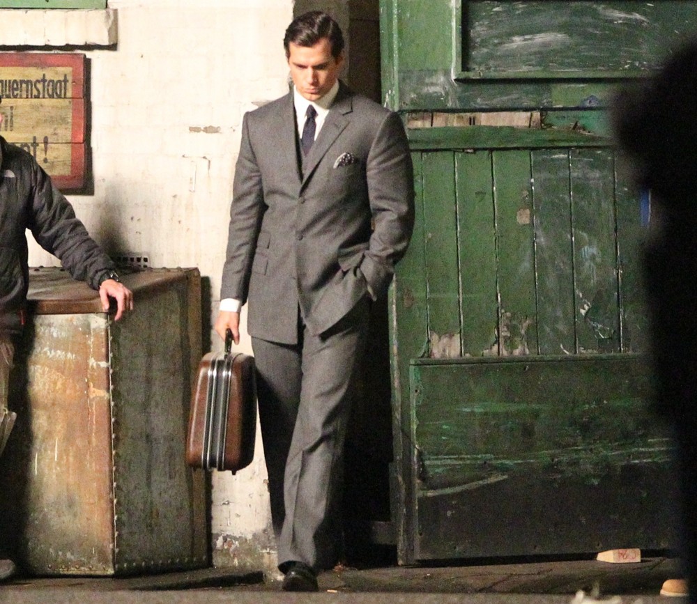 Henry Cavill;<br>The Man from U.N.C.L.E. Filmed