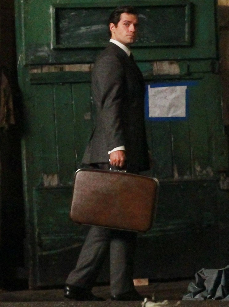 Henry Cavill;<br>The Man from U.N.C.L.E. Filmed