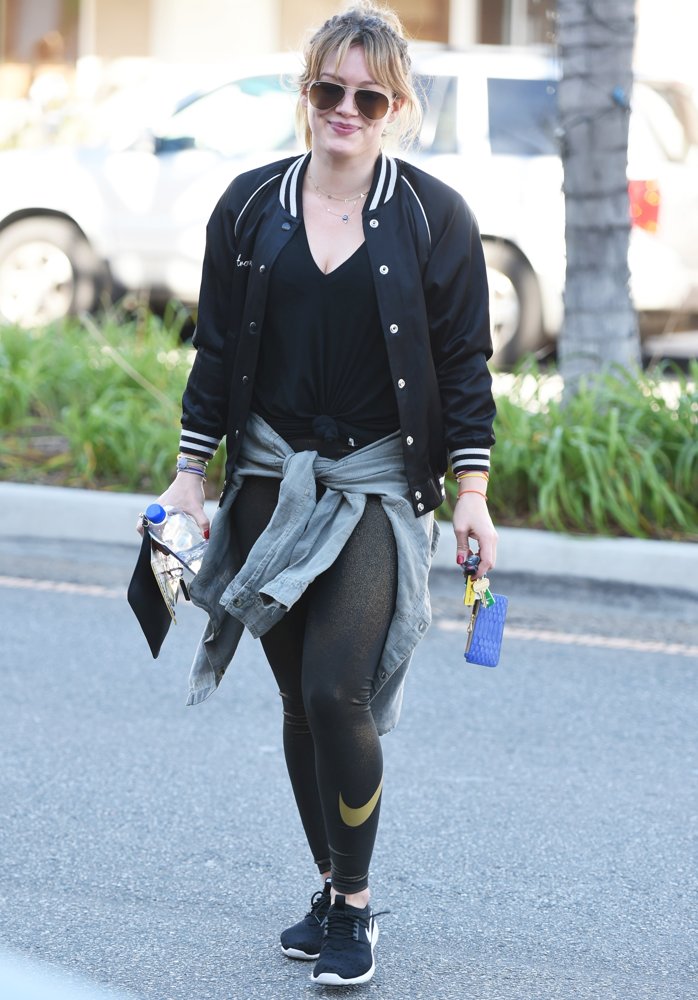 Hilary Duff Leaving The Gym