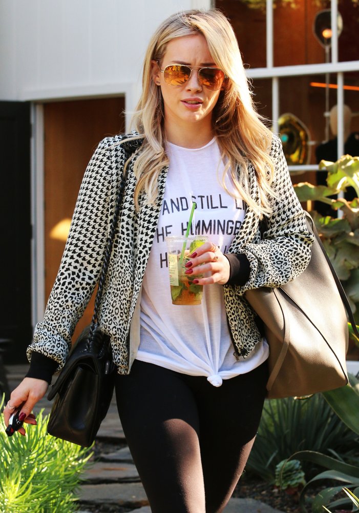 Hilary Duff Out and About on Melrose Place