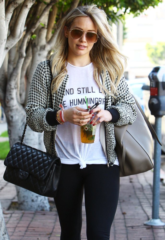 Hilary Duff Out and About on Melrose Place