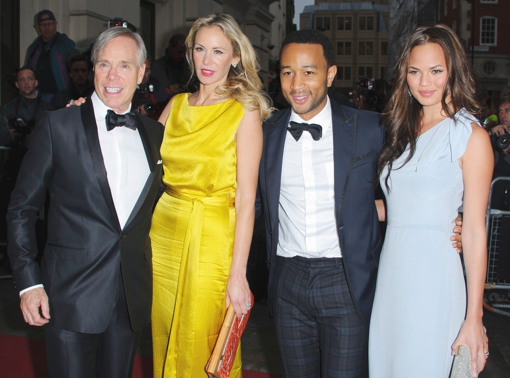 Tommy Hilfiger;Dee Ocleppo;John Legend;Chrissy Teigen;<br>GQ Men of The Year Awards 2011 - Arrivals