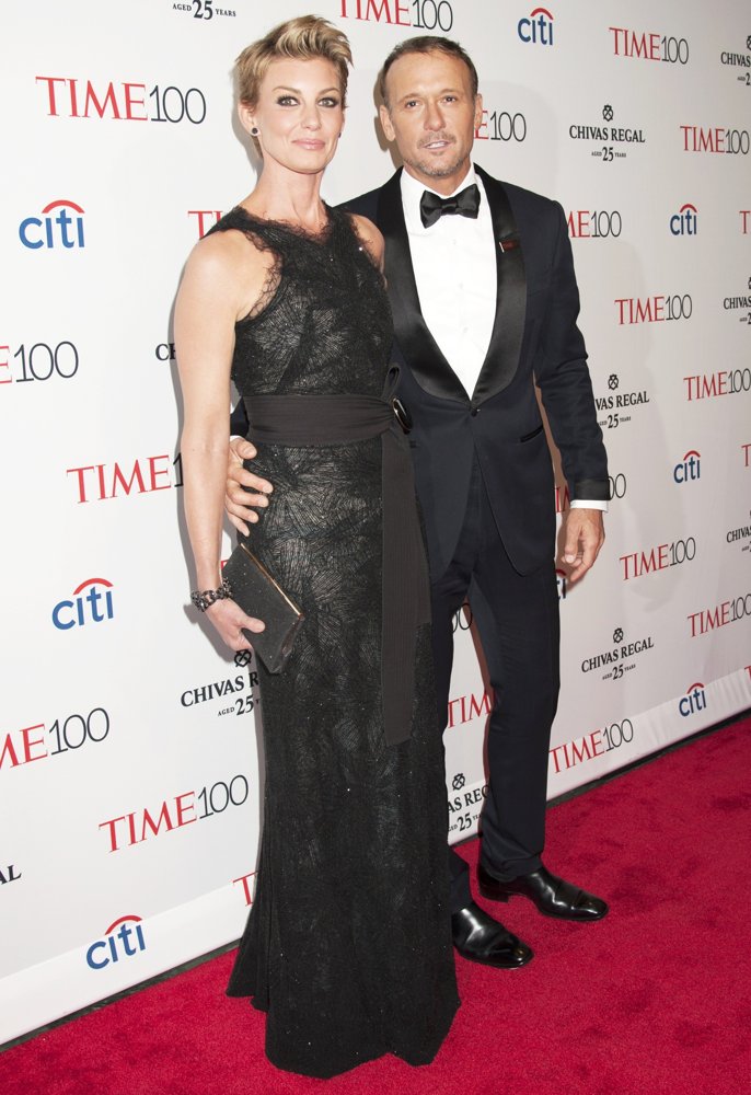 Faith Hill;Tim McGraw;<br>2015 Time 100 Gala