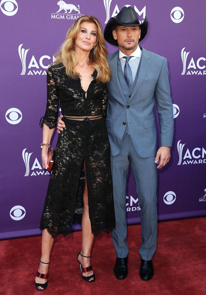 Faith Hill;Tim McGraw;<br>48th Annual ACM Awards - Arrivals