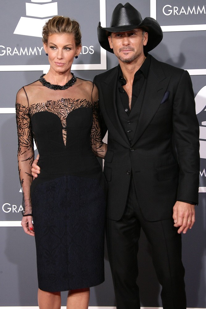 Faith Hill;Tim McGraw;<br>55th Annual GRAMMY Awards - Arrivals