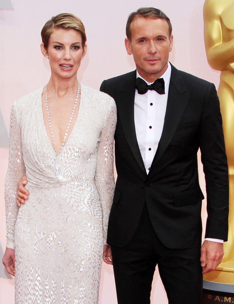 Faith Hill;Tim McGraw;<br>The 87th Annual Oscars - Red Carpet Arrivals
