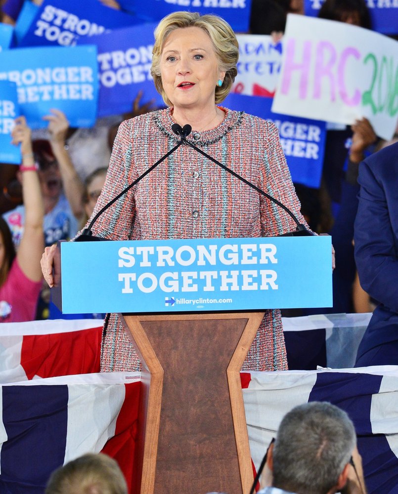 Hillary Clinton and Al Gore Campaign Together at The Miami Dade College