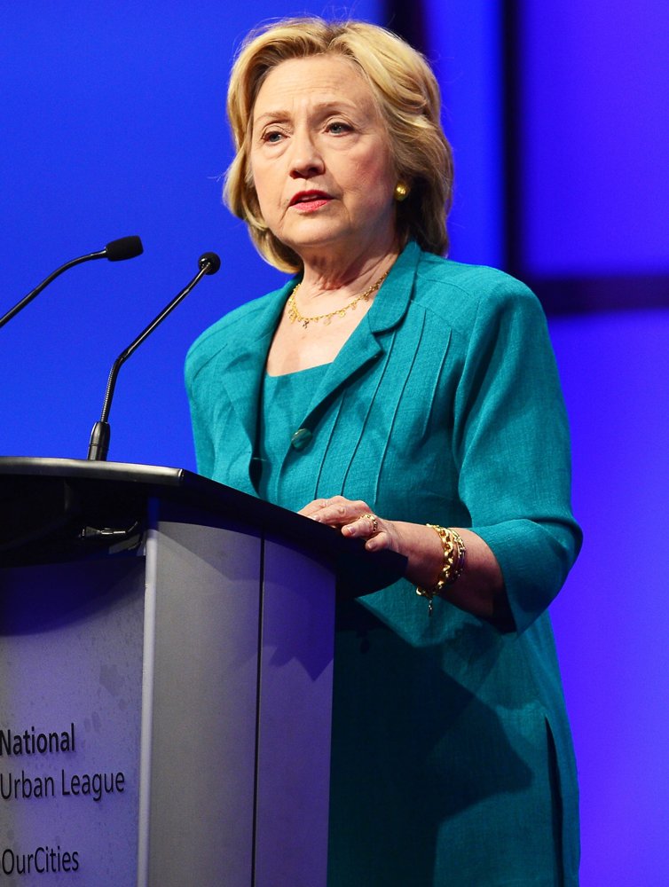 Hillary Clinton Speaks During The Presidential Candidates Plenary