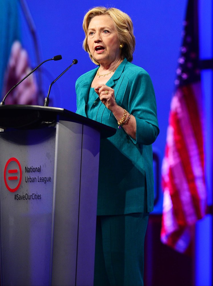 Hillary Clinton Speaks During The Presidential Candidates Plenary