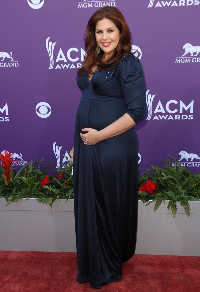 Hillary Scott;Lady Antebellum;<br>48th Annual ACM Awards - Arrivals
