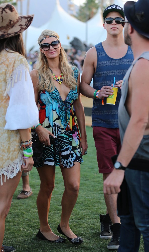 Paris Hilton;River Viiperi;<br>The 2013 Coachella Valley Music and Arts Festival - Week 1 Day 1