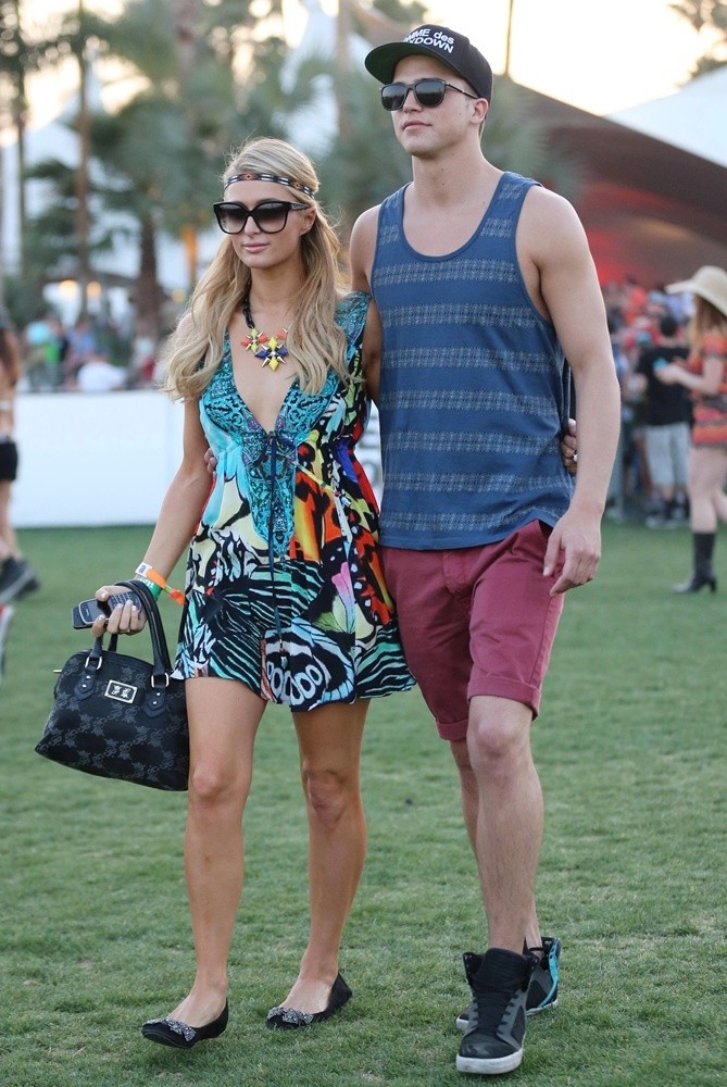 Paris Hilton;River Viiperi;<br>The 2013 Coachella Valley Music and Arts Festival - Week 1 Day 1