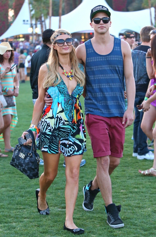 Paris Hilton;River Viiperi;<br>The 2013 Coachella Valley Music and Arts Festival - Week 1 Day 1