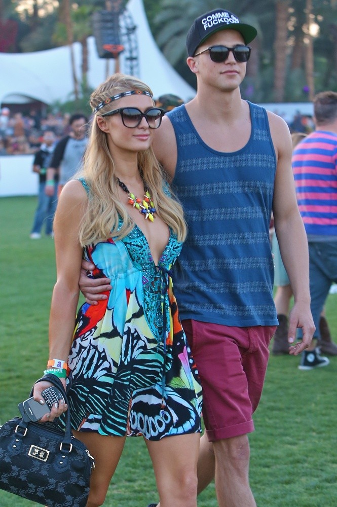 Paris Hilton;River Viiperi;<br>The 2013 Coachella Valley Music and Arts Festival - Week 1 Day 1