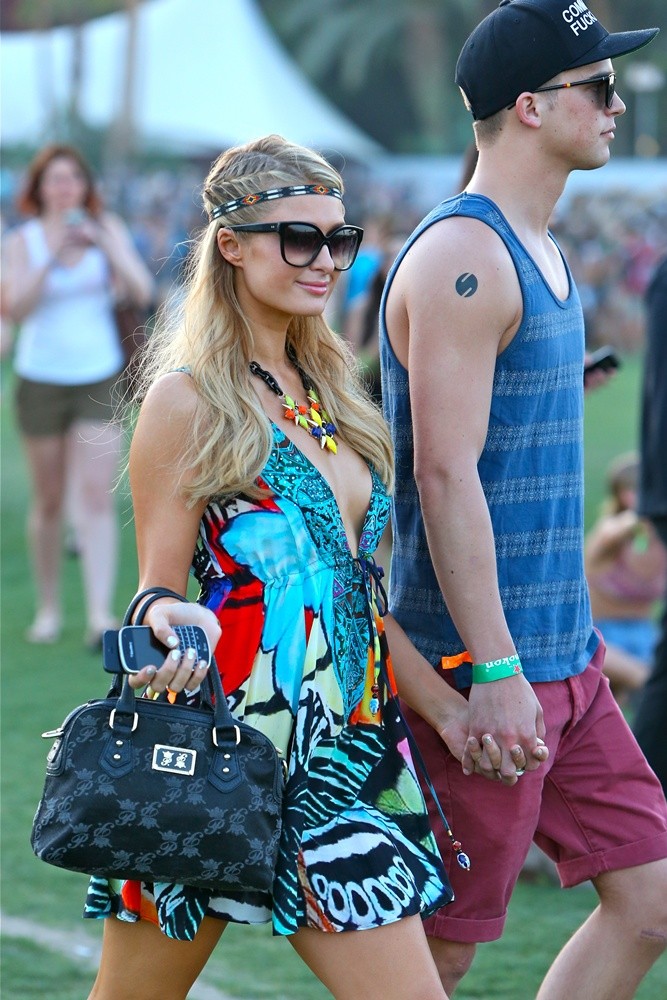 Paris Hilton;River Viiperi;<br>The 2013 Coachella Valley Music and Arts Festival - Week 1 Day 1