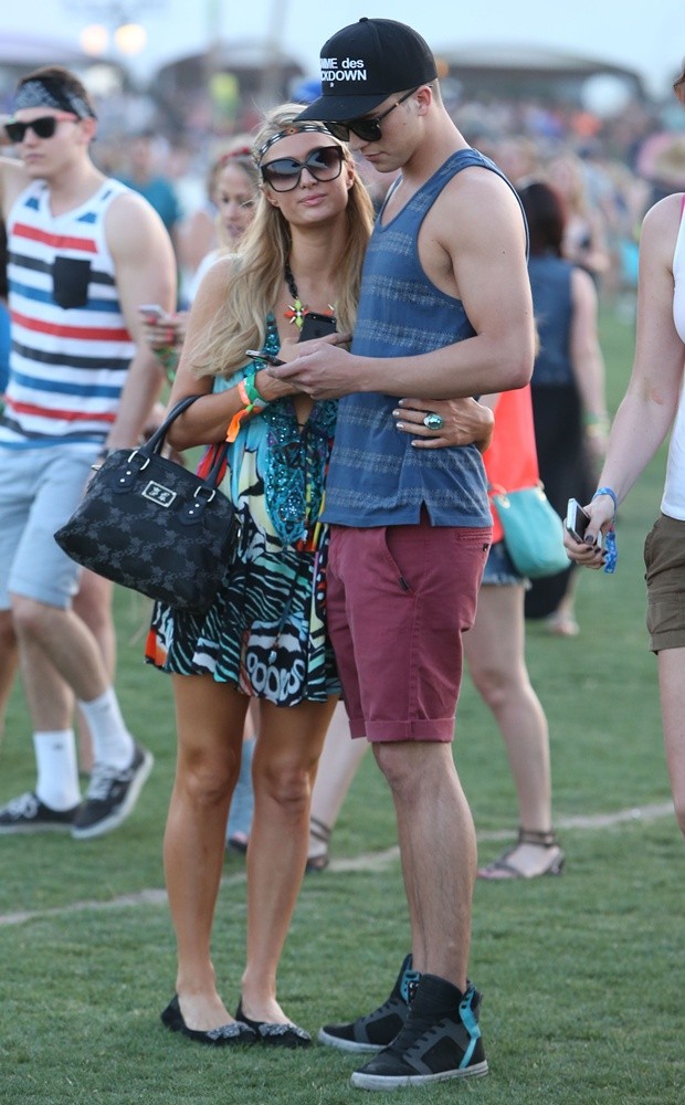 Paris Hilton;River Viiperi;<br>The 2013 Coachella Valley Music and Arts Festival - Week 1 Day 1
