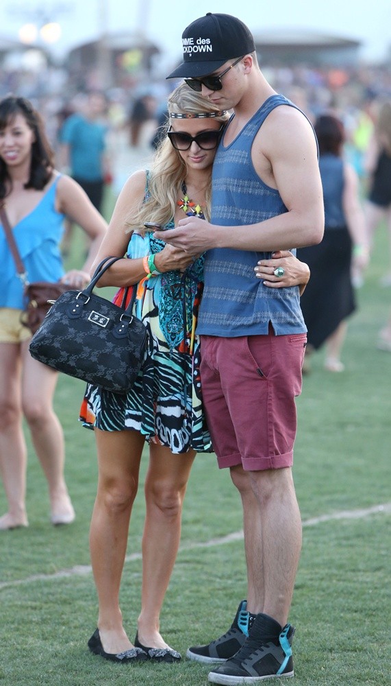 Paris Hilton;River Viiperi;<br>The 2013 Coachella Valley Music and Arts Festival - Week 1 Day 1