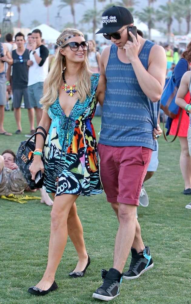 Paris Hilton;River Viiperi;<br>The 2013 Coachella Valley Music and Arts Festival - Week 1 Day 1