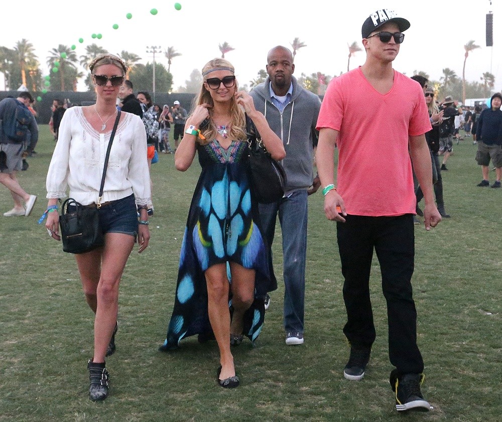 Nicky Hilton;Paris Hilton;River Viiperi;<br>The 2013 Coachella Valley Music and Arts Festival - Week 1 Day 3