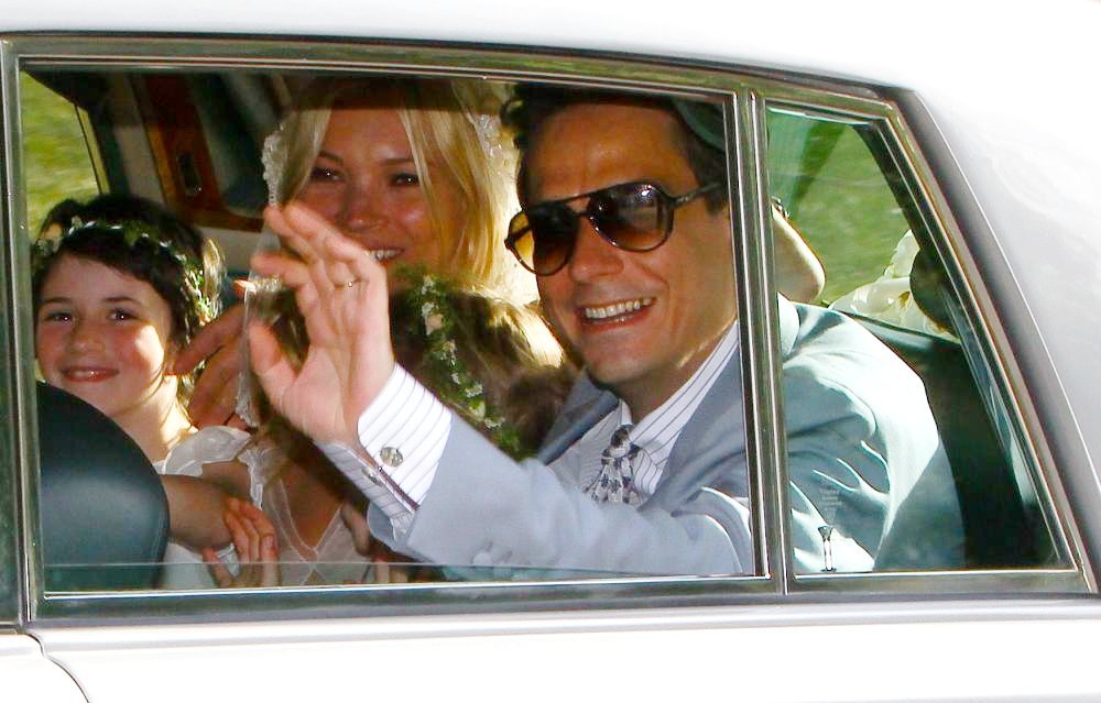 Kate Moss;Jamie Hince;<br>Kate Moss and Jamie Hince Wedding Day