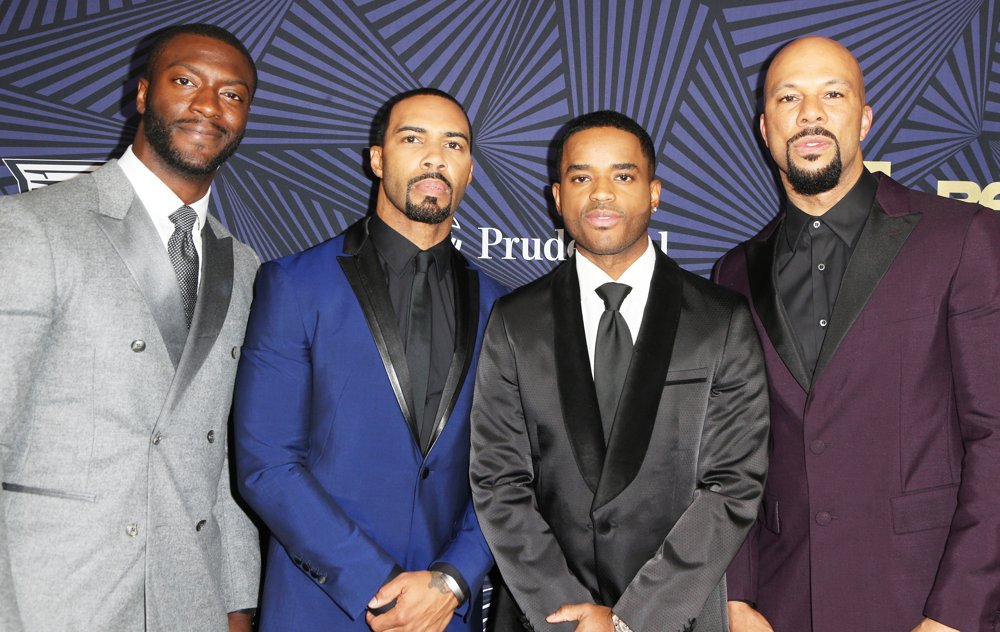 Aldis Hodge;Omari Hardwick;Larenz Tate;Common;<br>BET's 2017 American Black Film Festival Honors Awards