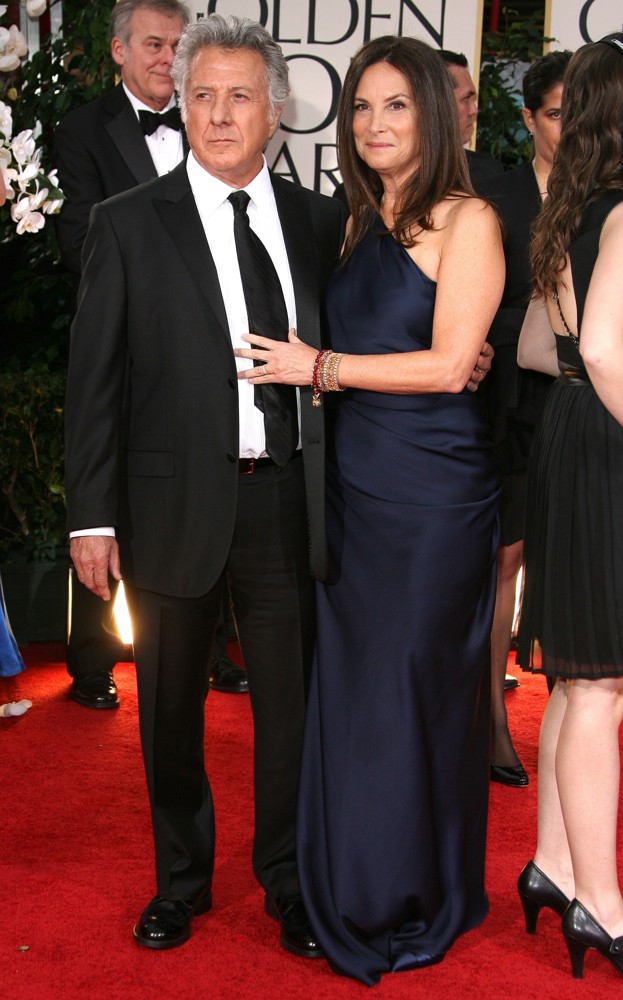 Dustin Hoffman;Lisa Gottsegen;<br>The 69th Annual Golden Globe Awards - Arrivals