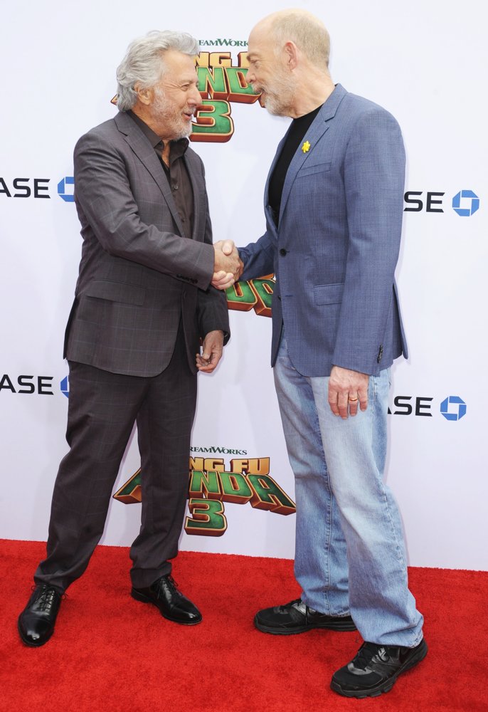 Dustin Hoffman;J.K. Simmons;<br>World Premiere of Kung Fu Panda 3 - Arrivals