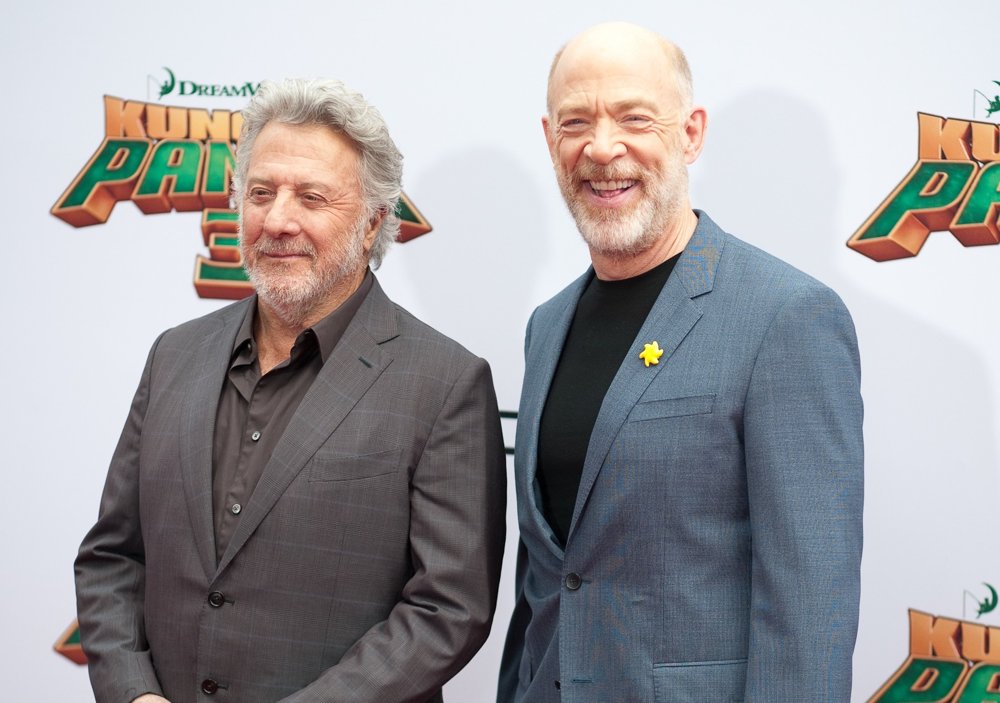 Dustin Hoffman;J.K. Simmons;<br>World Premiere of Kung Fu Panda 3 - Arrivals