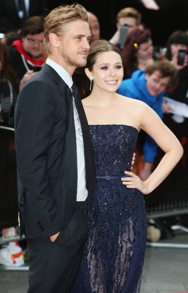 Boyd Holbrook;Elizabeth Olsen;<br>European Premiere of Godzilla - Arrivals