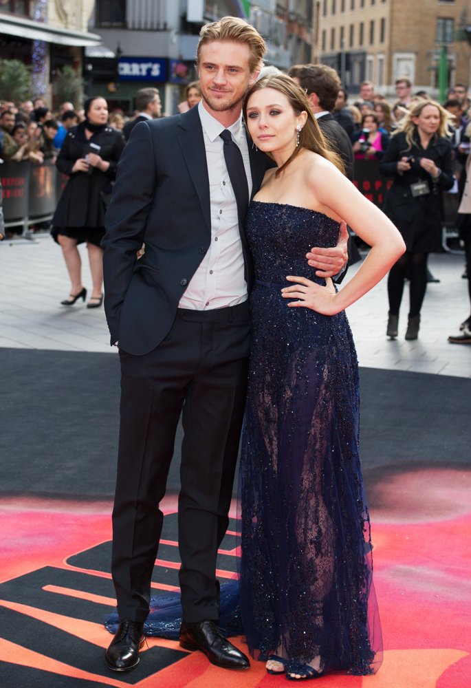 Boyd Holbrook;Elizabeth Olsen;<br>European Premiere of Godzilla - Arrivals