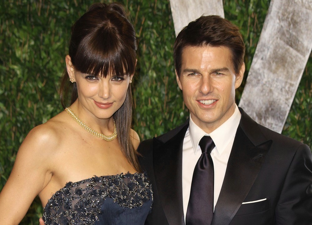 Katie Holmes;Tom Cruise;<br>2012 Vanity Fair Oscar Party - Arrivals