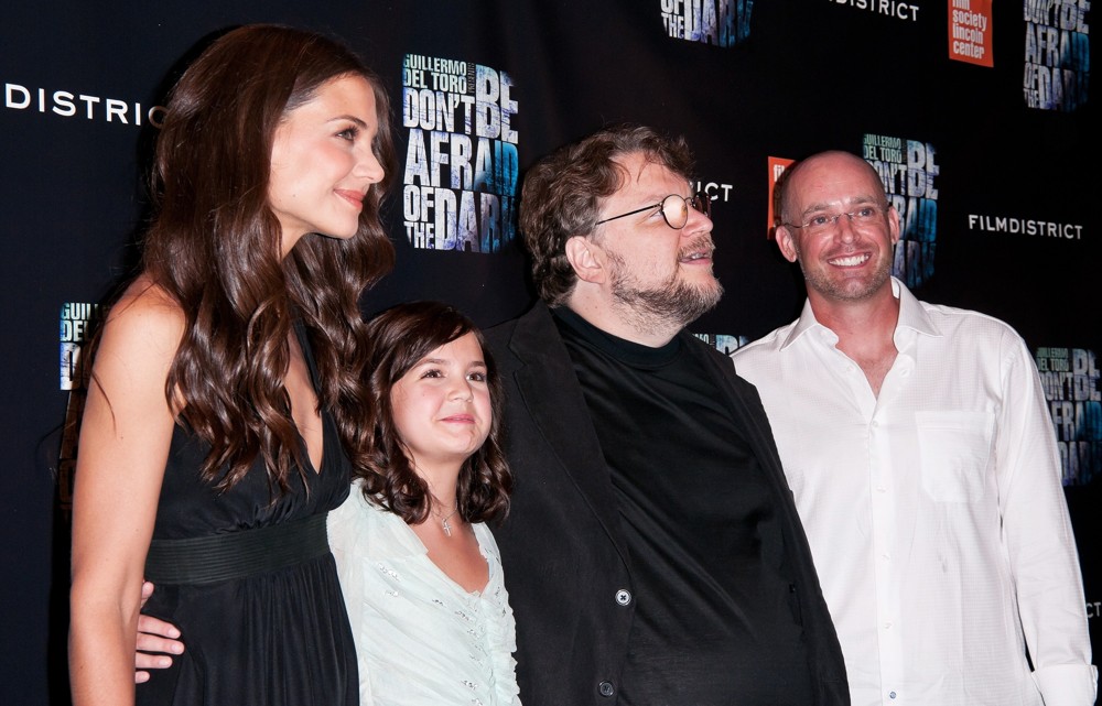 Katie Holmes;Bailee Madison;Guillermo del Toro;Troy Nixey;<br>New York Premiere of Don't Be Afraid of the Dark - Arrivals
